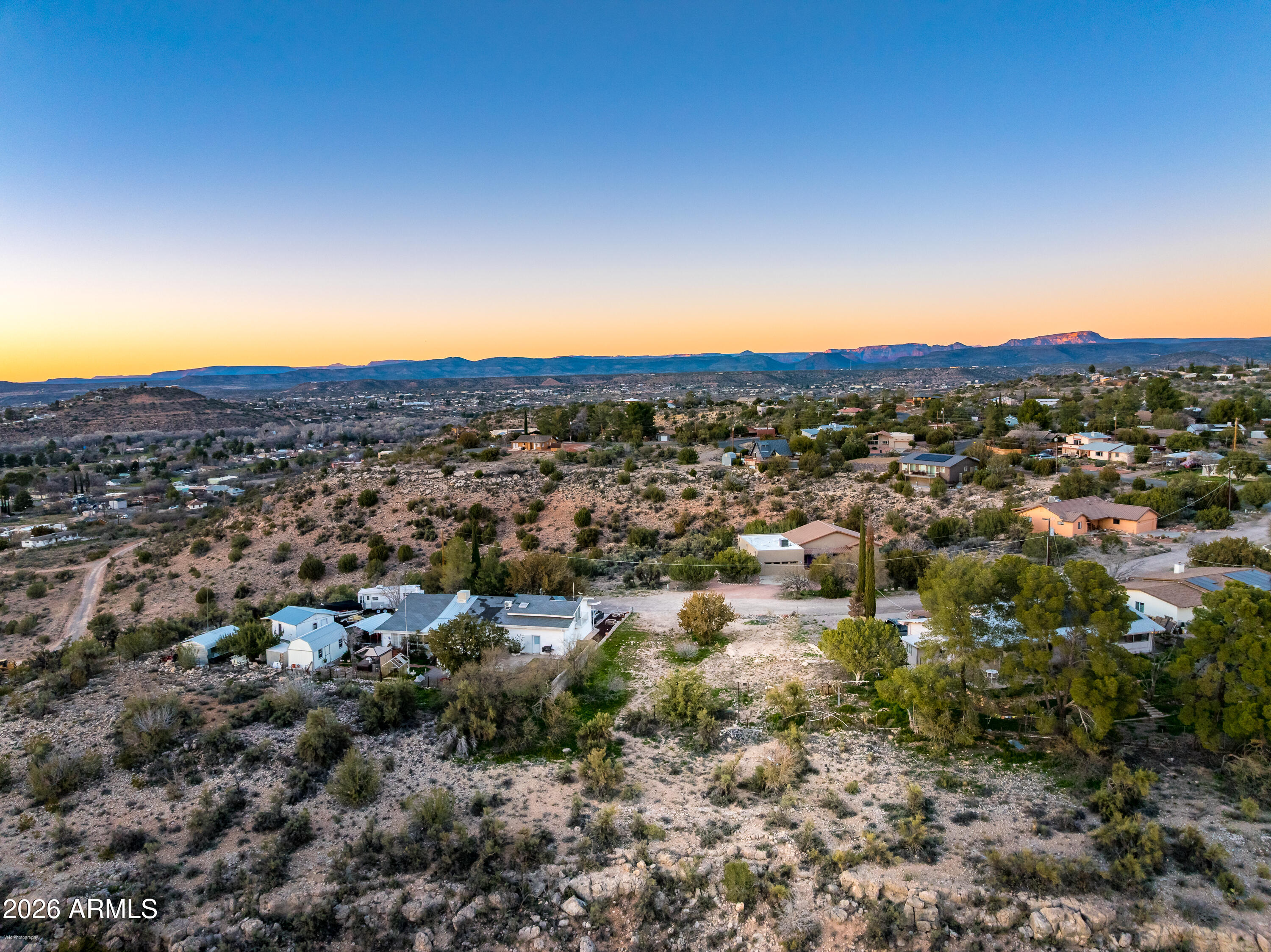 4015 North Pine Drive, Unit 270 Rimrock, AZ 86335 - Photo 21 of 24 a view of a city with mountains in the background