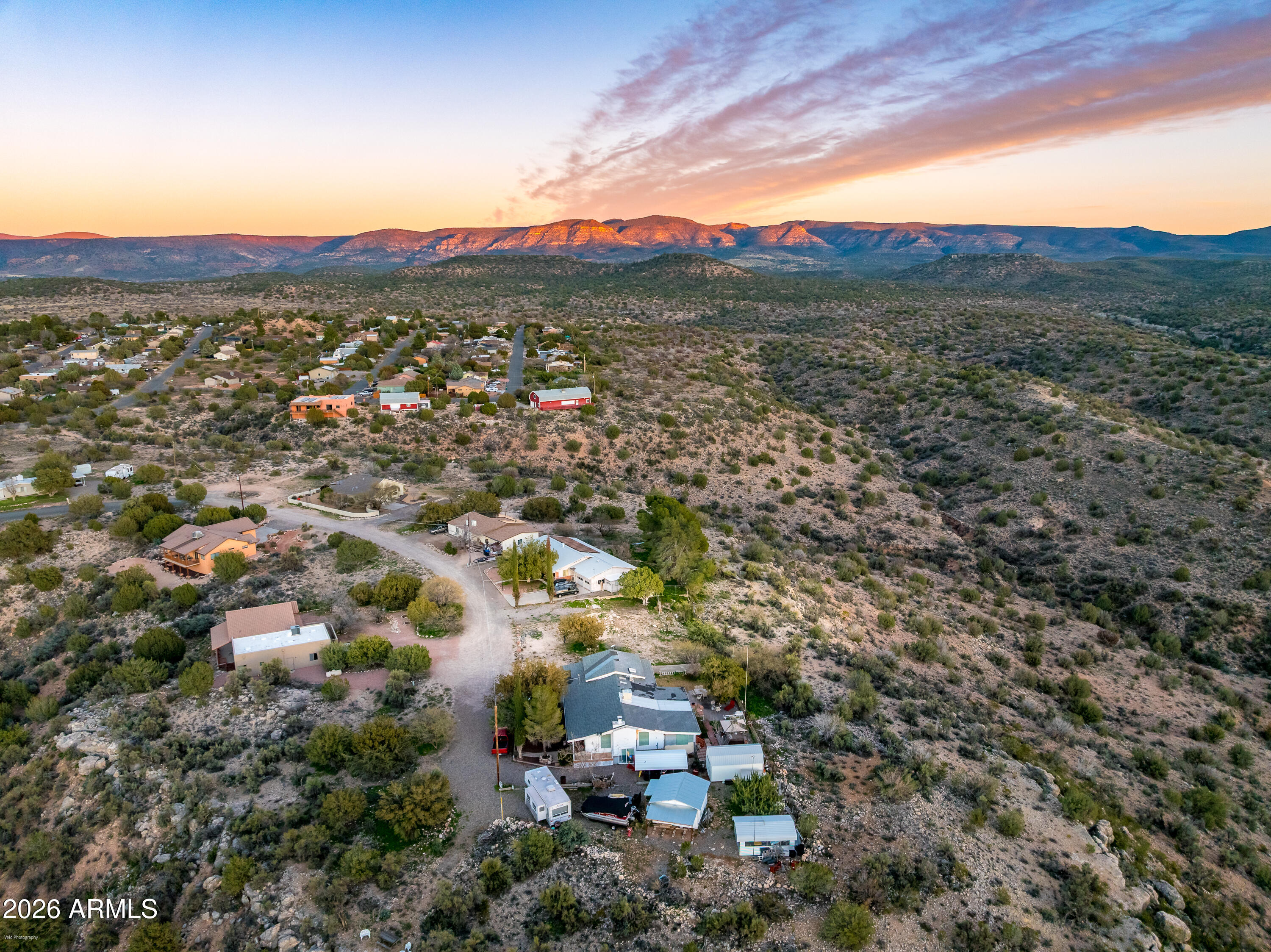 4015 North Pine Drive, Unit 270 Rimrock, AZ 86335 - Photo 24 of 24 a view of a city with sunset view