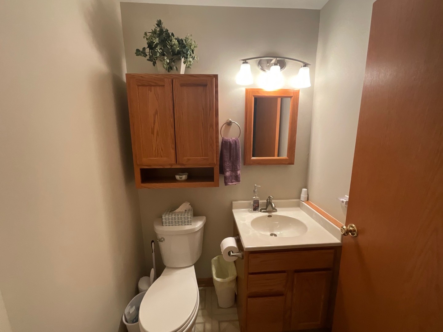 832 Coronado Court, Unit 832 Elgin, IL 60123 - Photo 16 of 20 a bathroom with a toilet sink and mirror