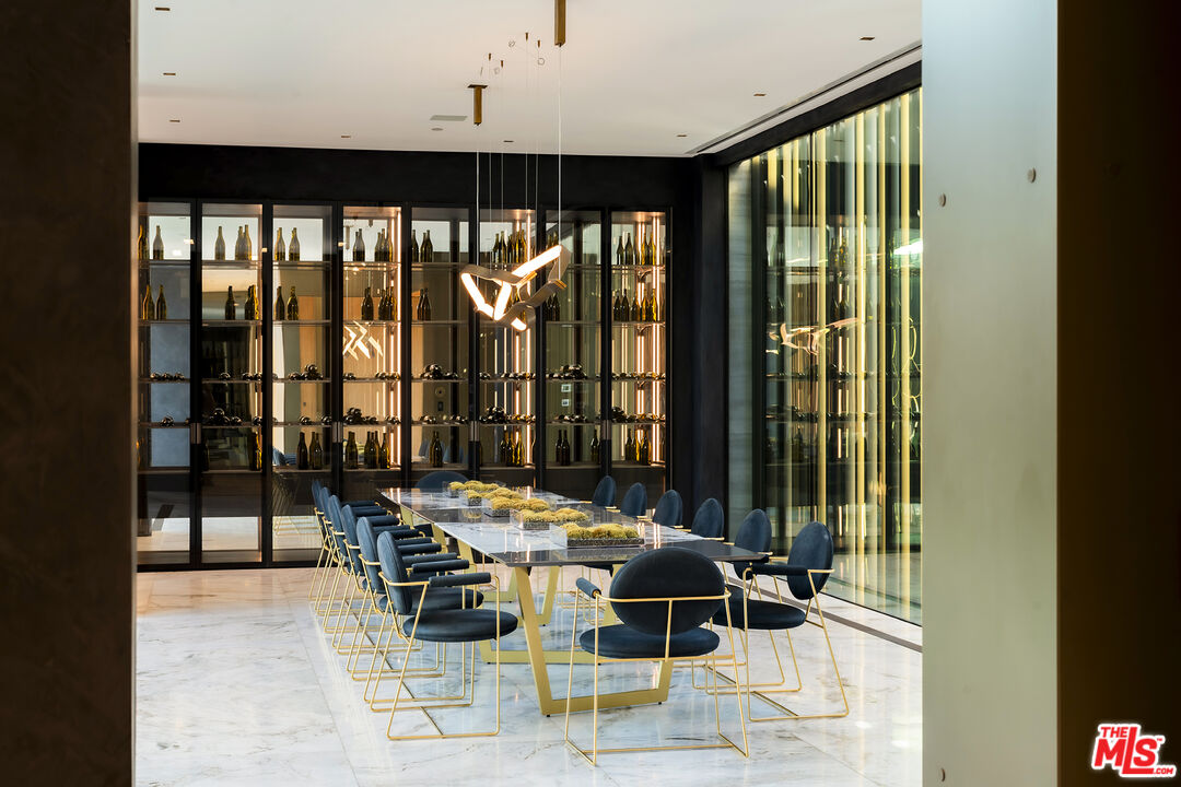 1108 Wallace Ridge Beverly Hills, CA 90210 - Photo 28 of 74 a view of a dining room with furniture and window