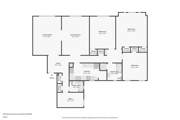 $3,895 | 333 Fairmount Avenue, Unit 5K, Jersey City, NJ 07306