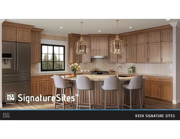 a black and white photo of a kitchen