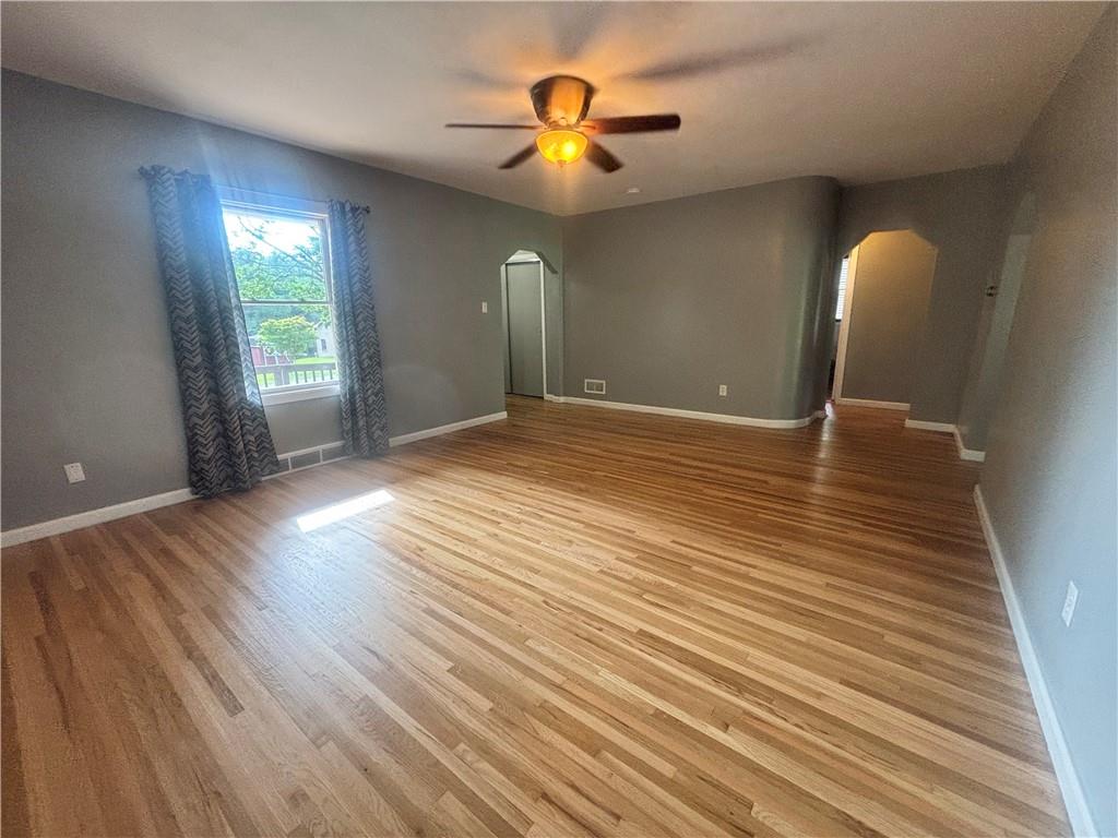 26 Mt View Drive Burgettstown, PA 15021 - Photo 15 of 45 a view of an empty room with wooden floor and a window