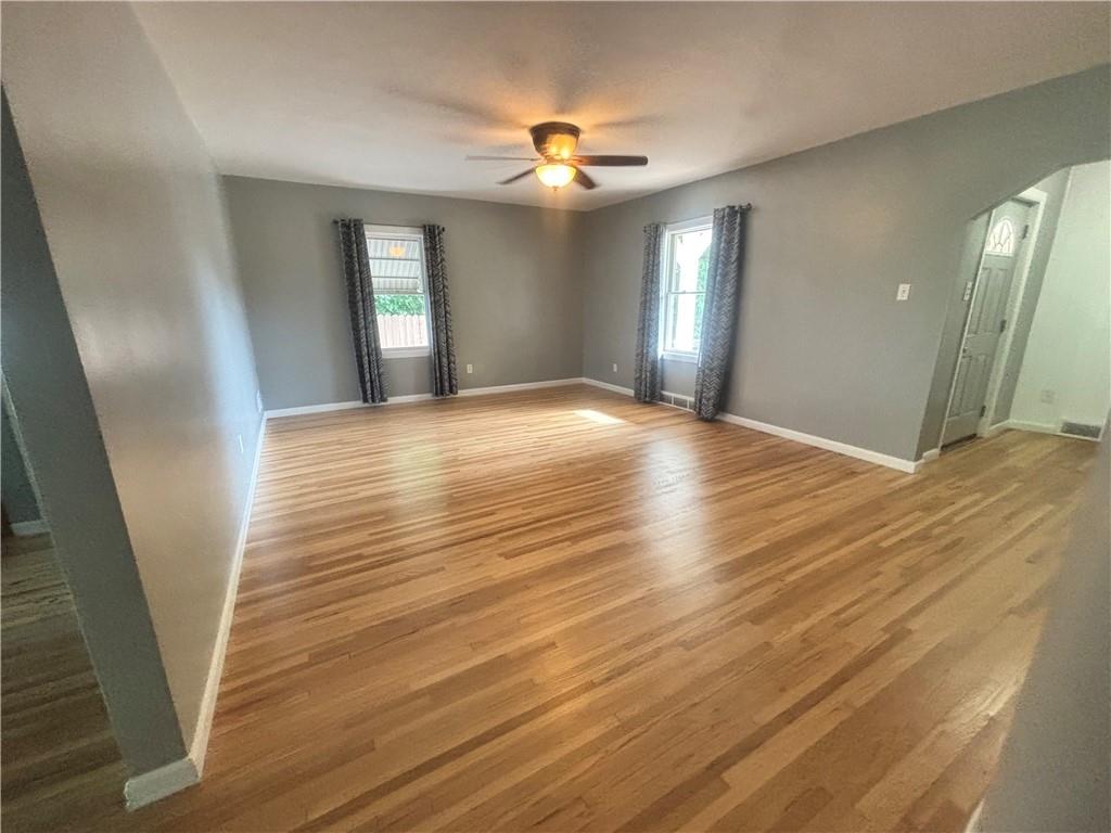 26 Mt View Drive Burgettstown, PA 15021 - Photo 16 of 45 wooden floor in an empty room with a mirror