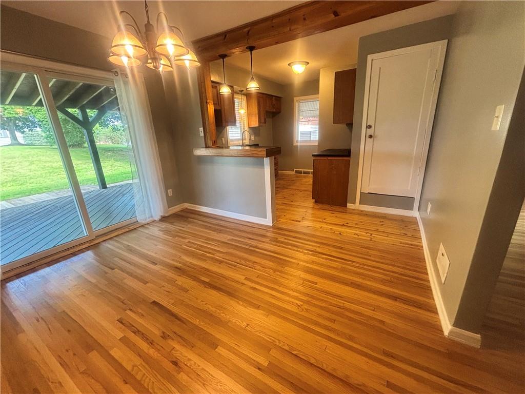 26 Mt View Drive Burgettstown, PA 15021 - Photo 28 of 45 a view of empty room with wooden floor and fan