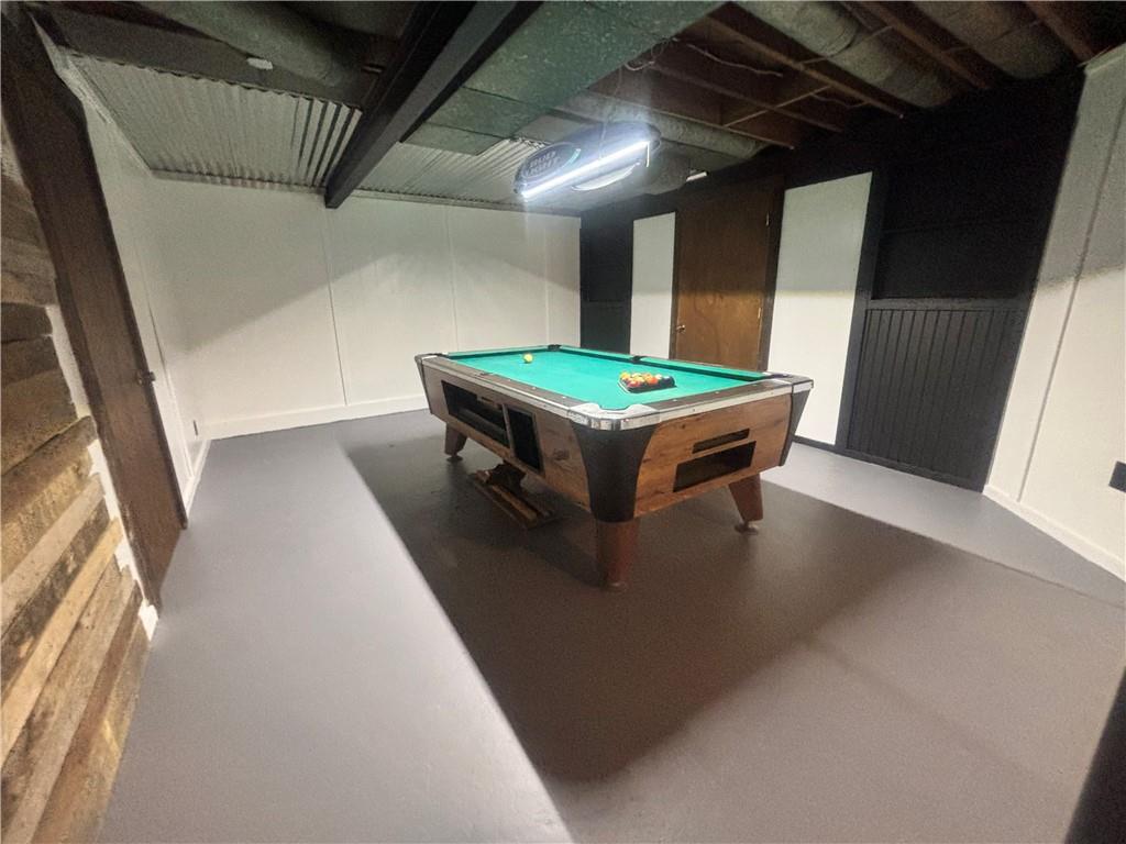 26 Mt View Drive Burgettstown, PA 15021 - Photo 40 of 45 a room with pool table wooden floor and window