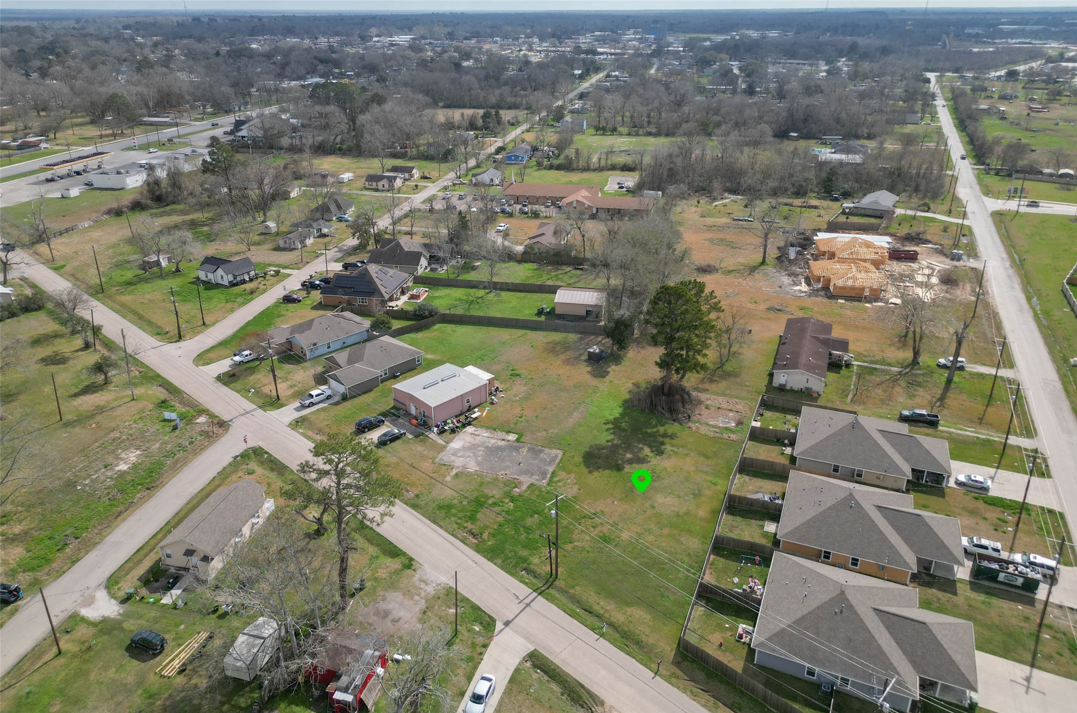 0 West Linney Street Dayton, TX 77535 - Photo 5 of 6 an aerial view of residential houses with outdoor space