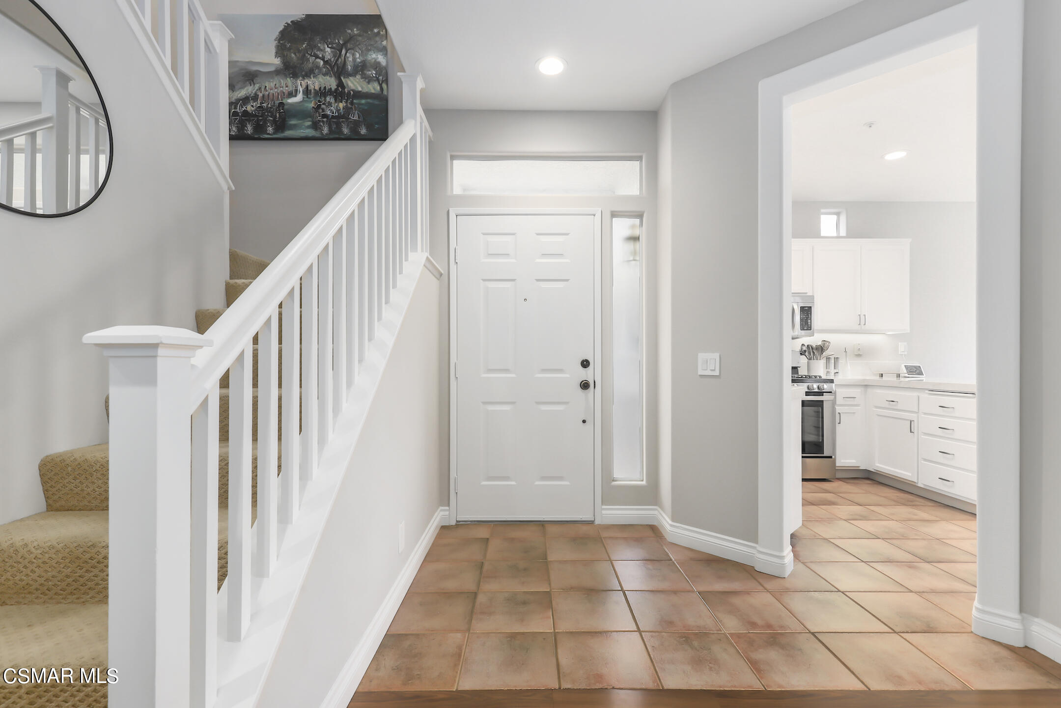 4006 Brindisi Place Moorpark, CA 93021 - Photo 13 of 32 a view of a hallway view with staircase