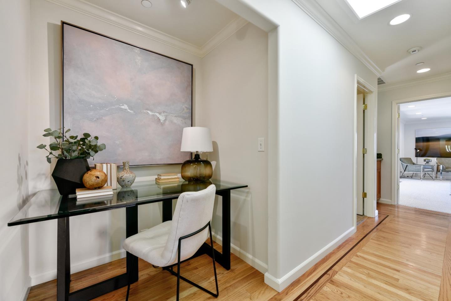855 Longview Road Hillsborough, CA 94010 - Photo 12 of 32 a room with furniture and wooden floor