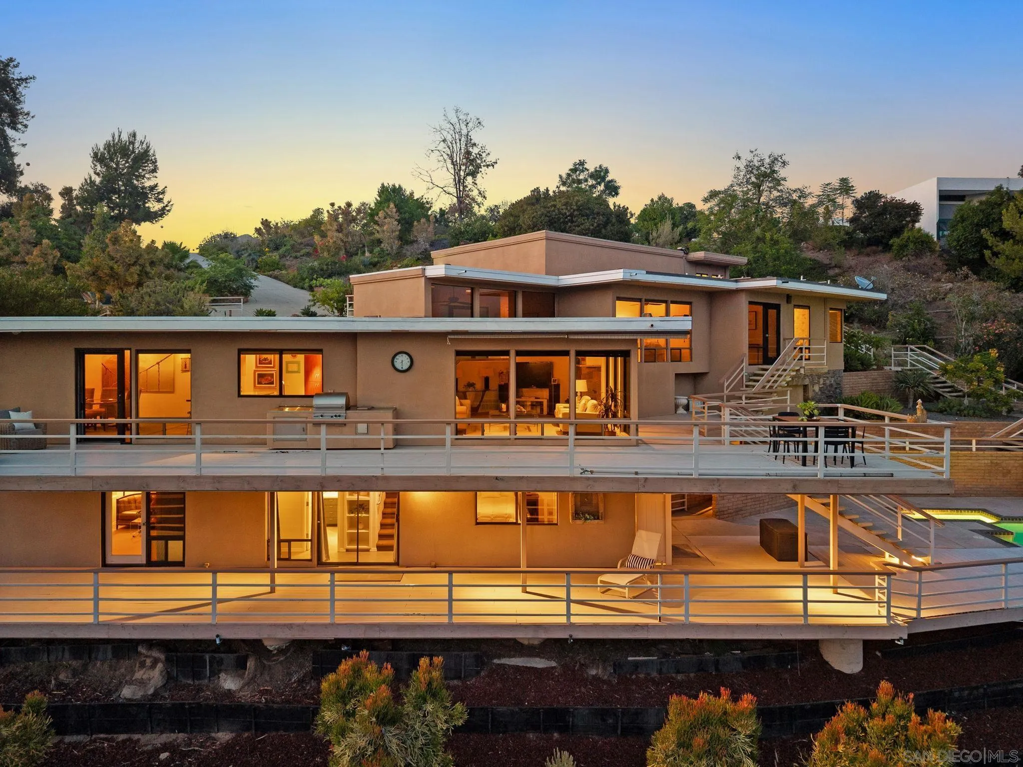 2552 Singing Vista Way El Cajon, CA 92019 - Photo 34 of 34 a front view of a house with swimming pool