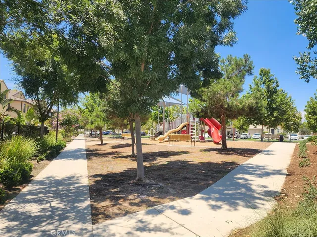 a view of a flower in a yard