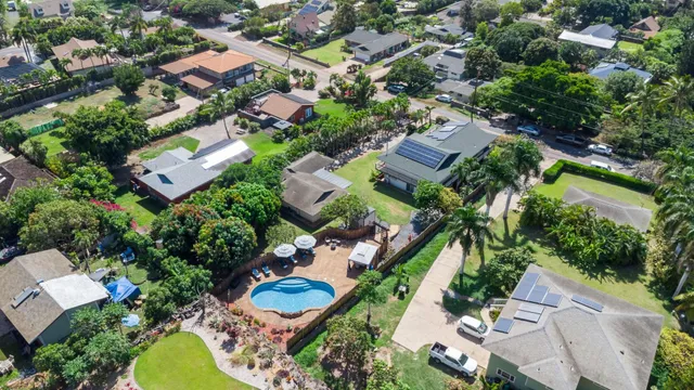 a view of a city with a building in the background