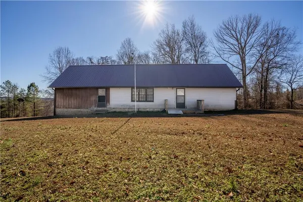 a house view with a garden space
