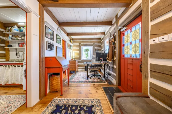 a view of storage and utility room