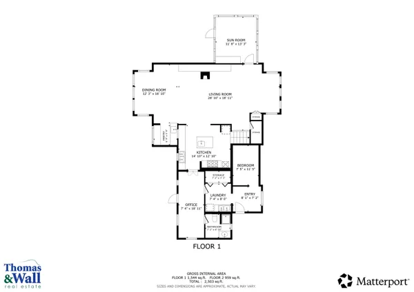 a livingroom with furniture and a window