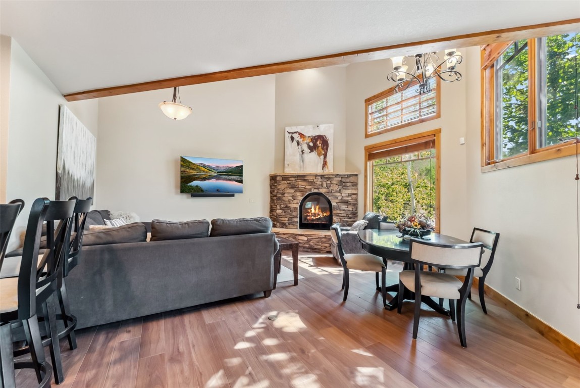 24 Rasor Drive, Unit 24 Keystone, CO 80435 - Photo 7 of 29 a living room with furniture and a large window
