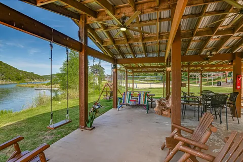 a view of living room with balcony
