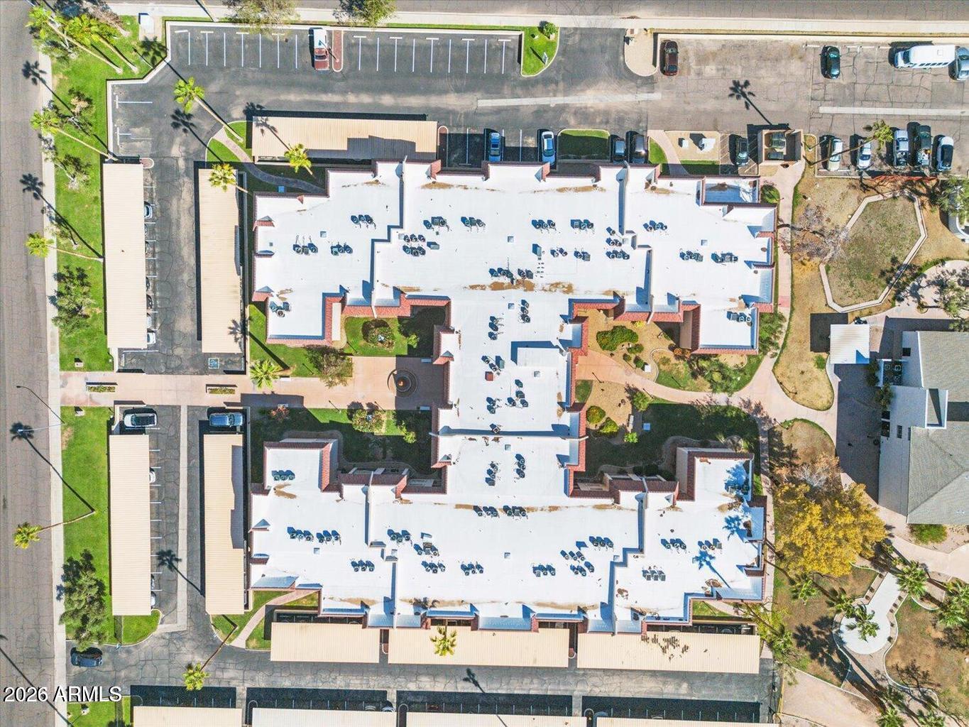 3033 East Devonshire Avenue, Unit 2005 Phoenix, AZ 85016 - Photo 62 of 64 OLIVE GROVE VILLAGE ROOFTOP VIEW