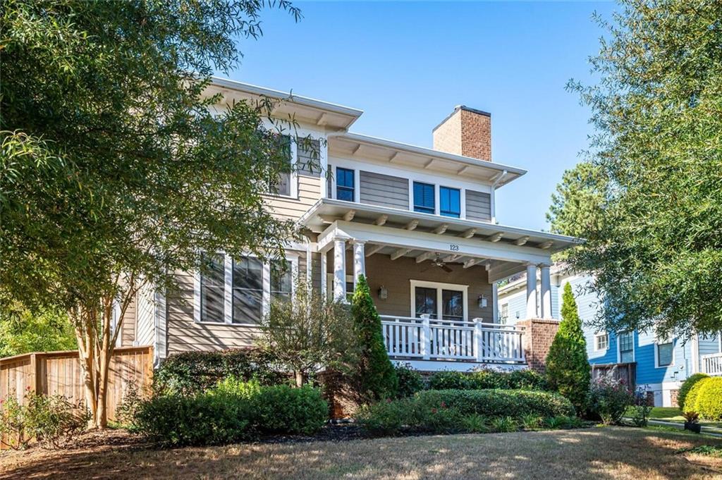 123 Ansley Street Decatur, GA 30030 - Photo 1 of 61 a front view of a house with a yard