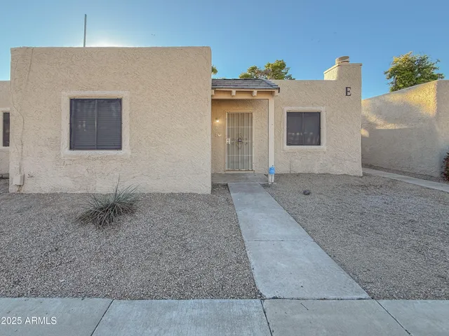a backyard of a house