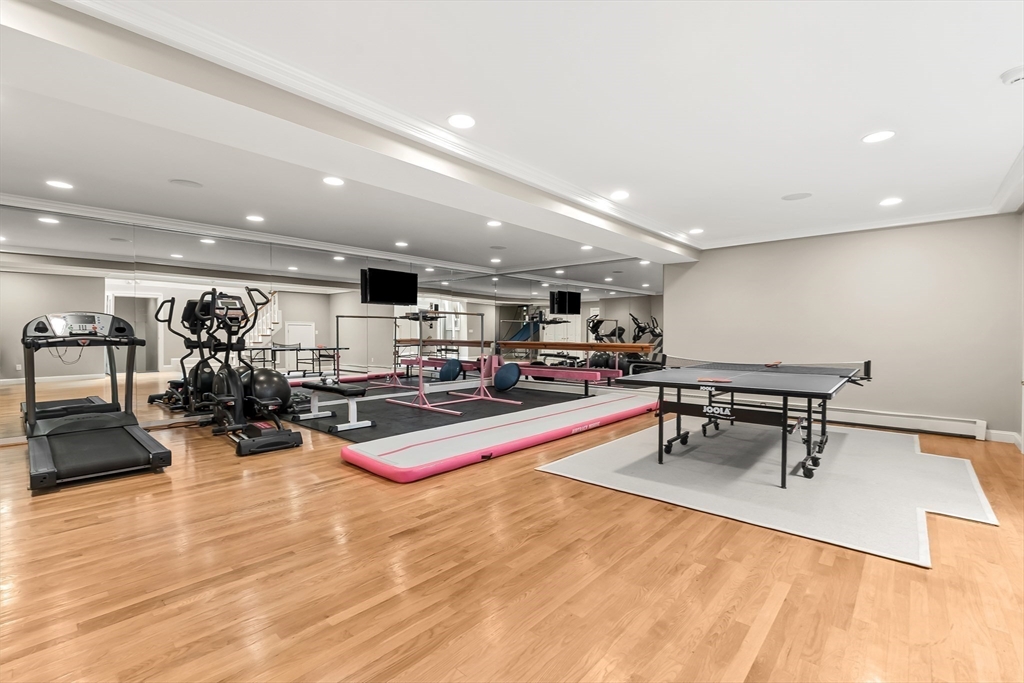 27 Radcliffe Road Wellesley, MA 02482 - Photo 30 of 38 a view of a room with gym equipment