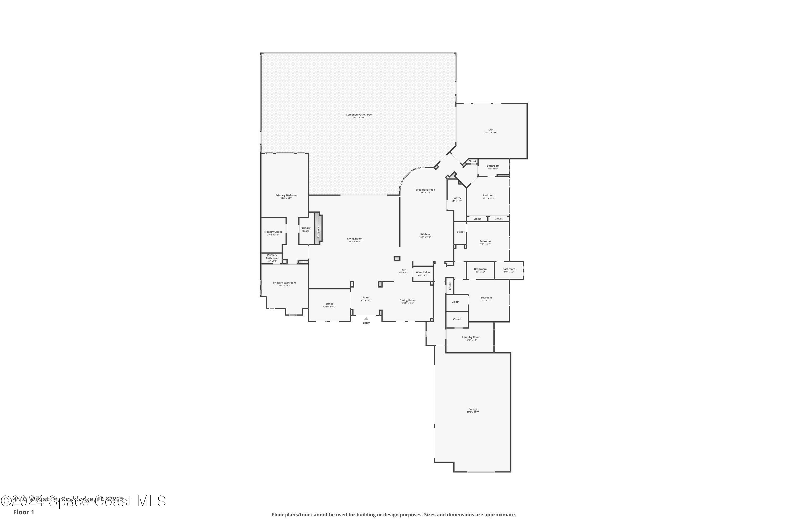 4503 Milost Drive Rockledge, FL 32955 - Photo 81 of 81 4503 Milost Dr. Floorplan
