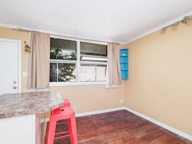 a very nice looking room with a large window