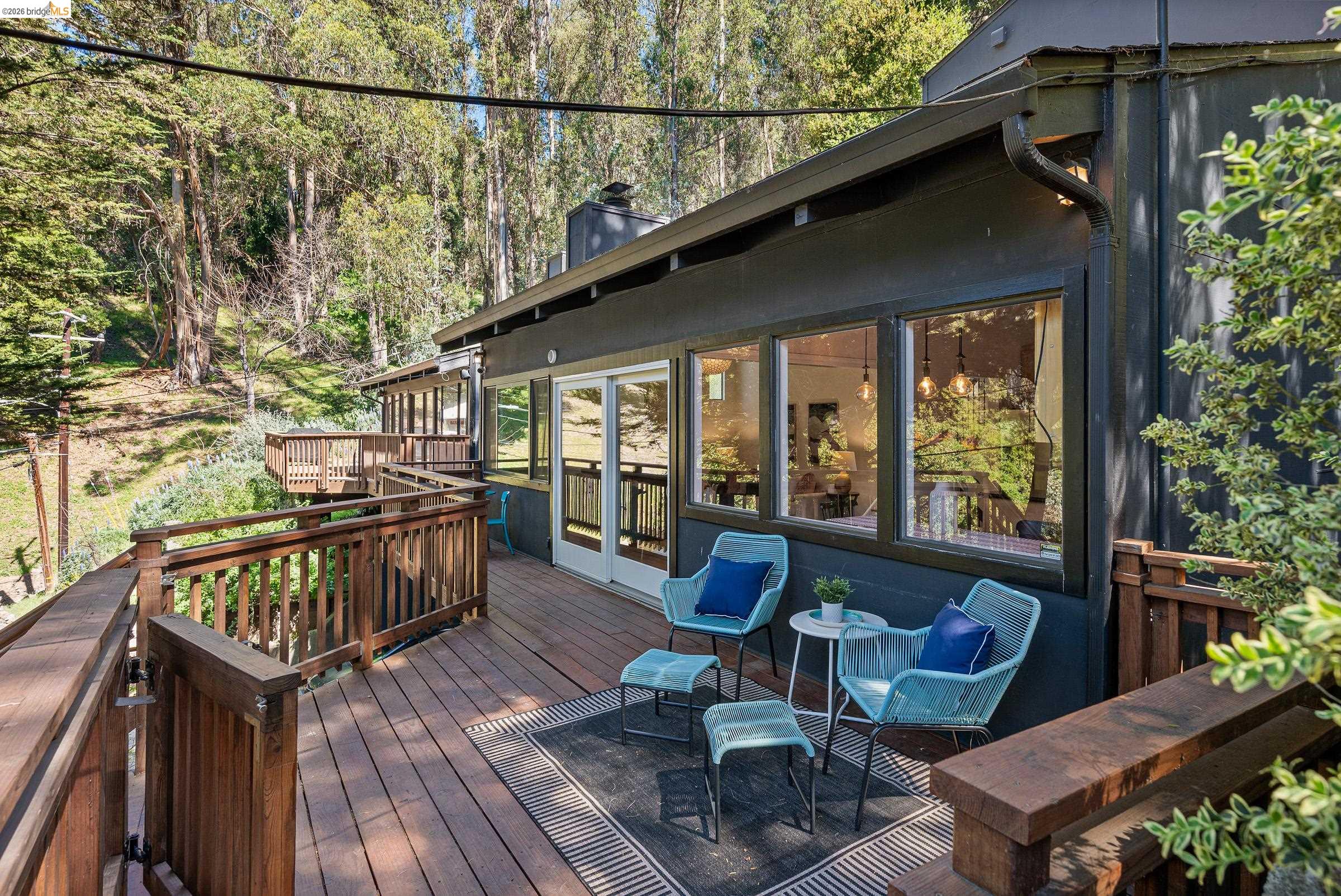 6600 Heather Ridge Way Oakland, CA 94611 - Photo 4 of 58 Wooden deck with french doors