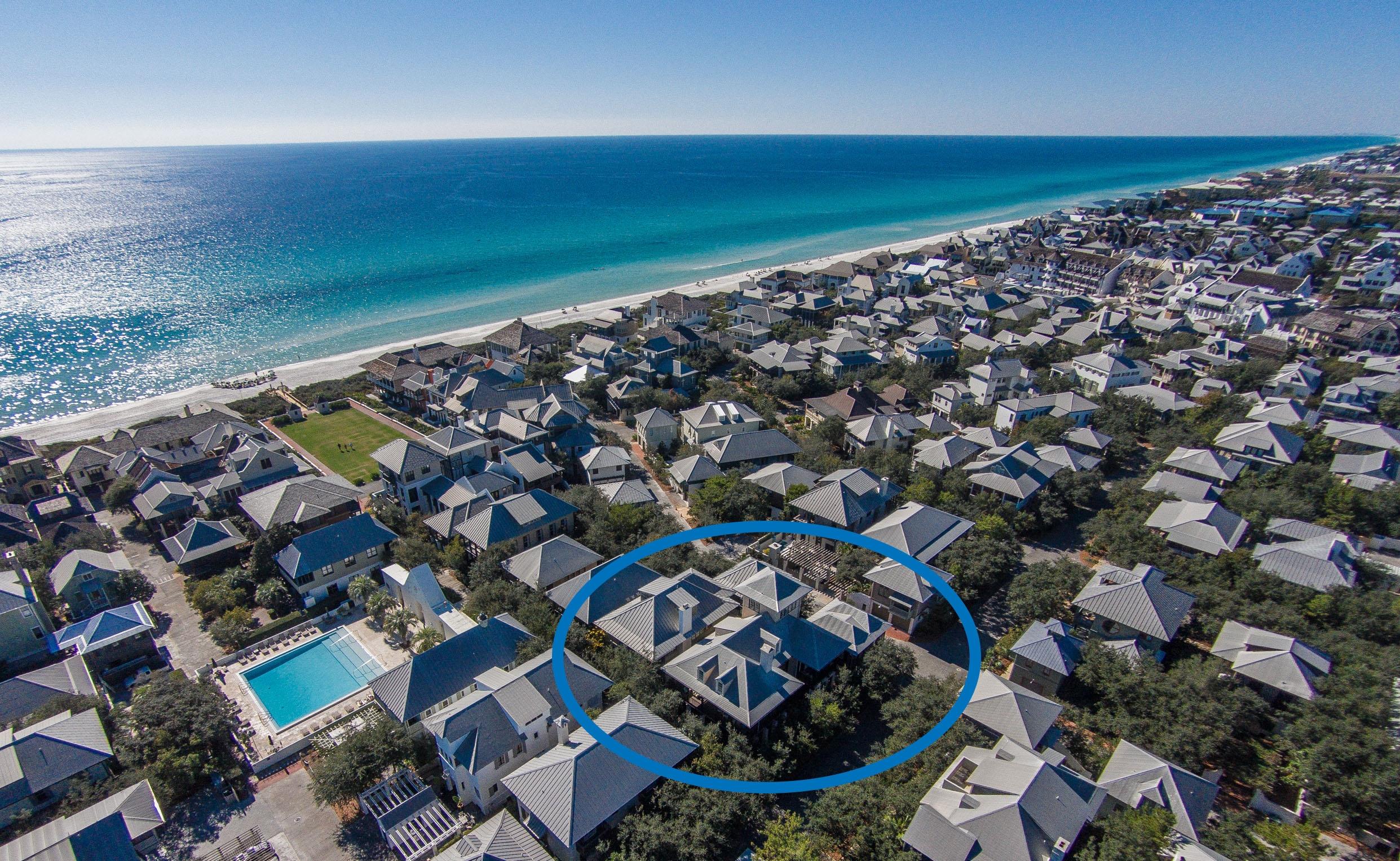 102 Round Road Rosemary Beach, FL 32461 - Photo 2 of 36 an aerial view of a house
