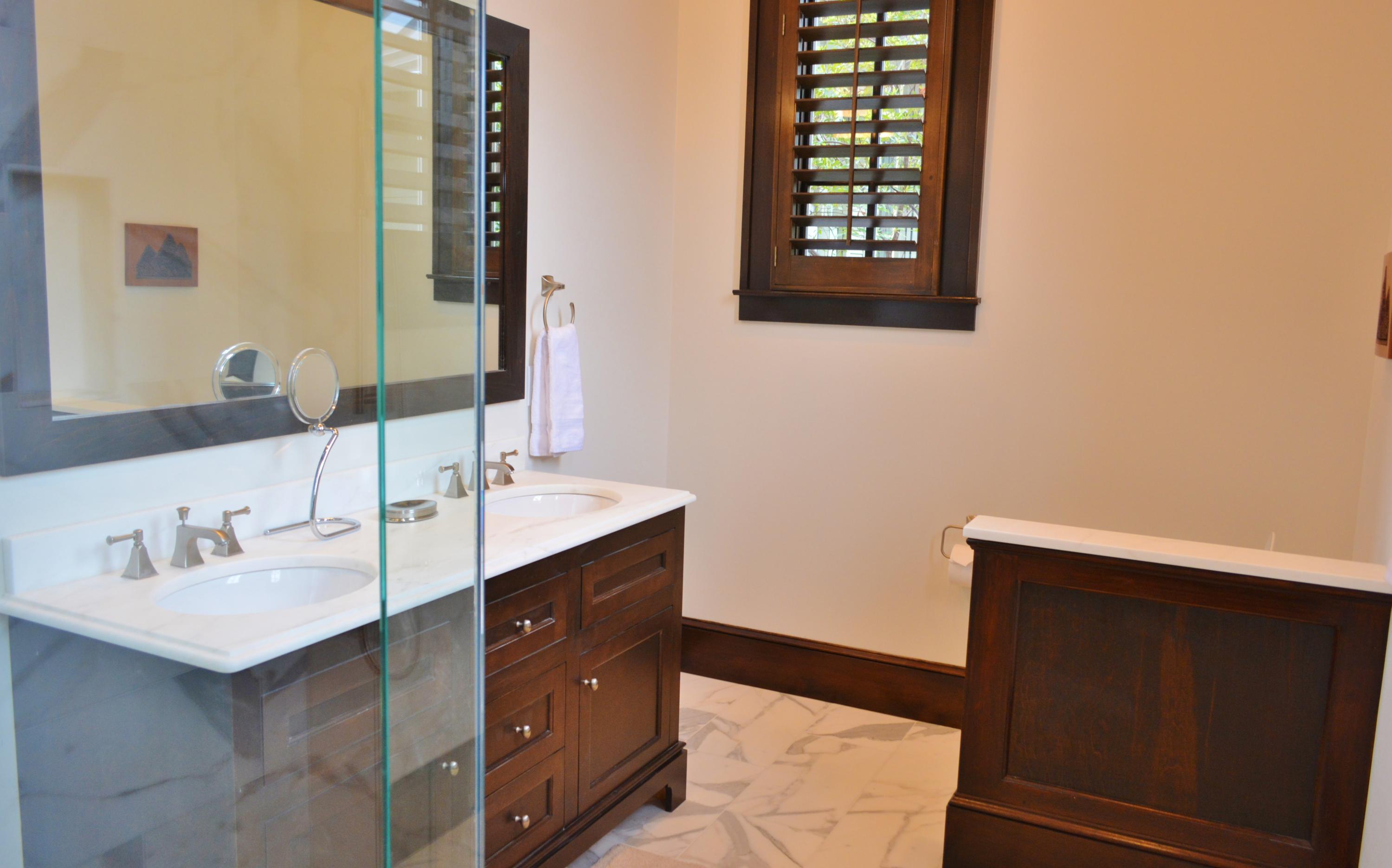102 Round Road Rosemary Beach, FL 32461 - Photo 11 of 36 a bathroom with a sink and a mirror
