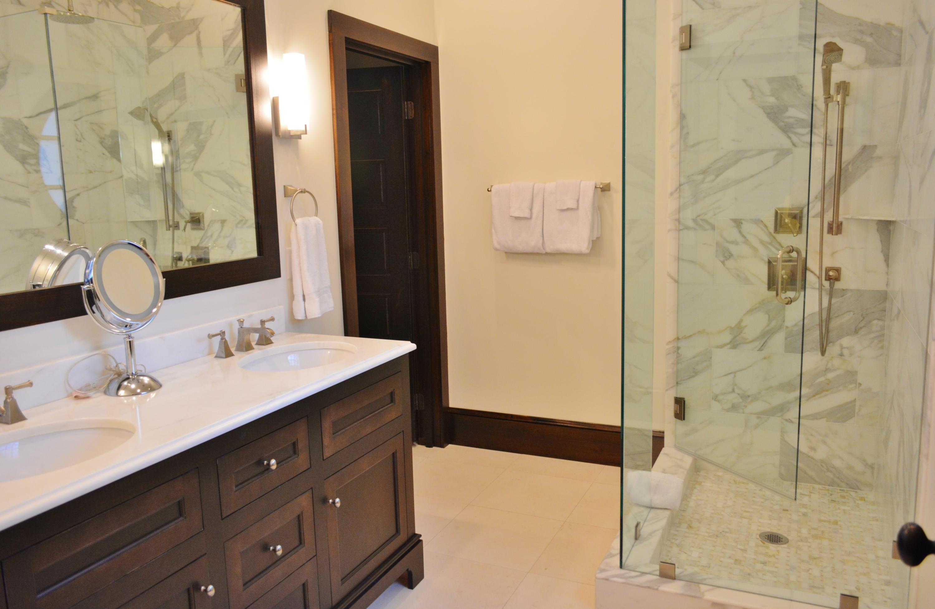 102 Round Road Rosemary Beach, FL 32461 - Photo 16 of 36 a bathroom with a sink and a mirror
