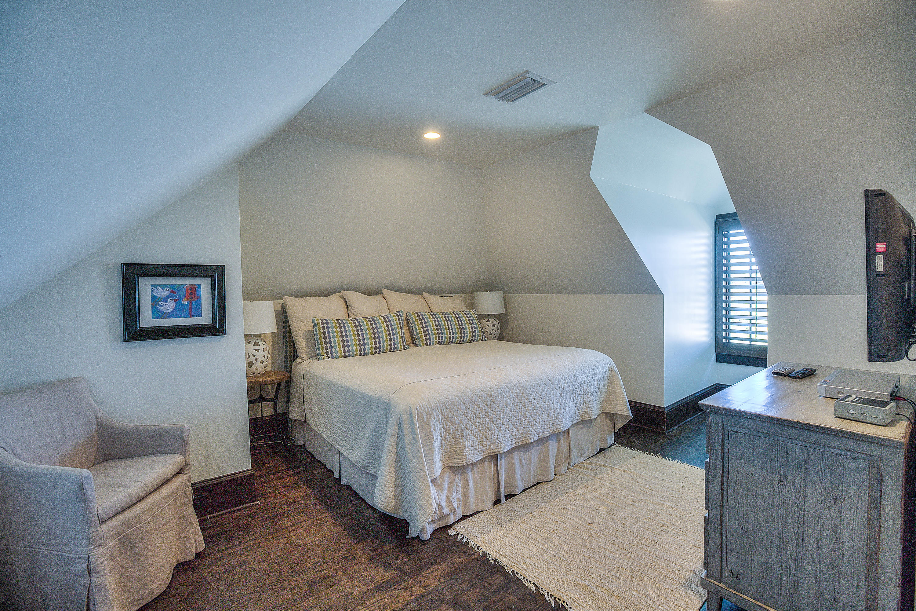 102 Round Road Rosemary Beach, FL 32461 - Photo 19 of 36 a bedroom with a bed and a couch