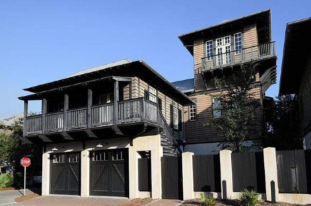 102 Round Road Rosemary Beach, FL 32461 - Photo 24 of 36 a front view of a house with retail shops