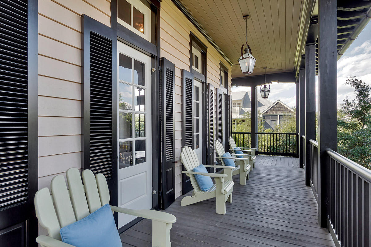 102 Round Road Rosemary Beach, FL 32461 - Photo 28 of 36 a view of a chairs on the deck