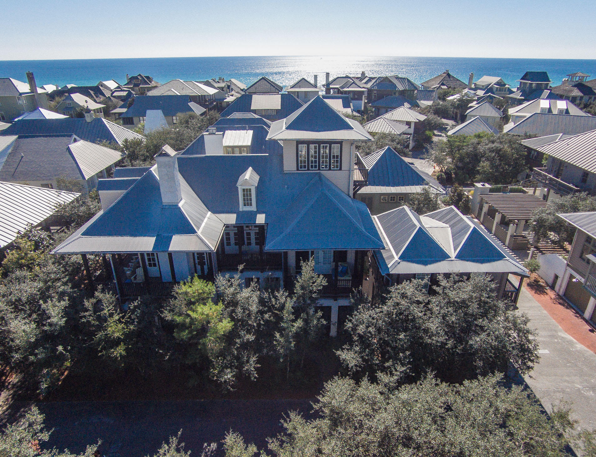 102 Round Road Rosemary Beach, FL 32461 - Photo 34 of 36 an aerial view of multiple houses