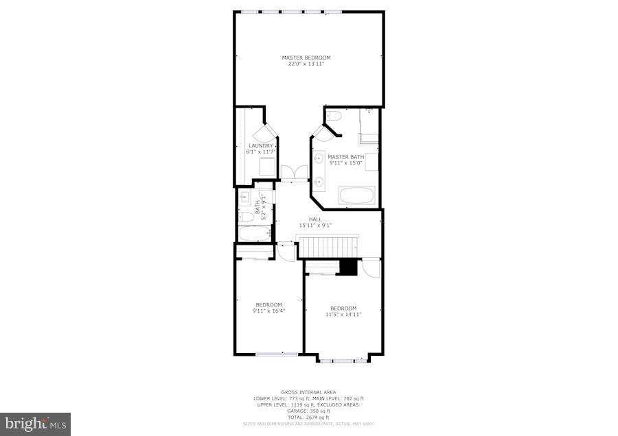 1965 Lakeport Way Reston, VA 20191 - Photo 26 of 28 a picture of a floor plan