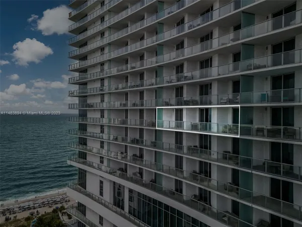 a view of a balcony