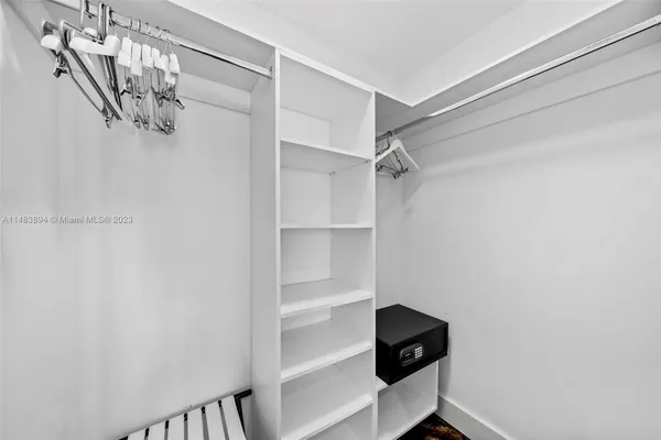 a view of a closet