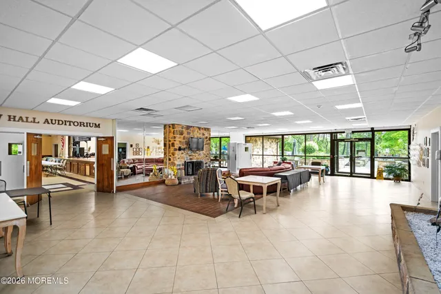 a view of a entryway with a flower pot