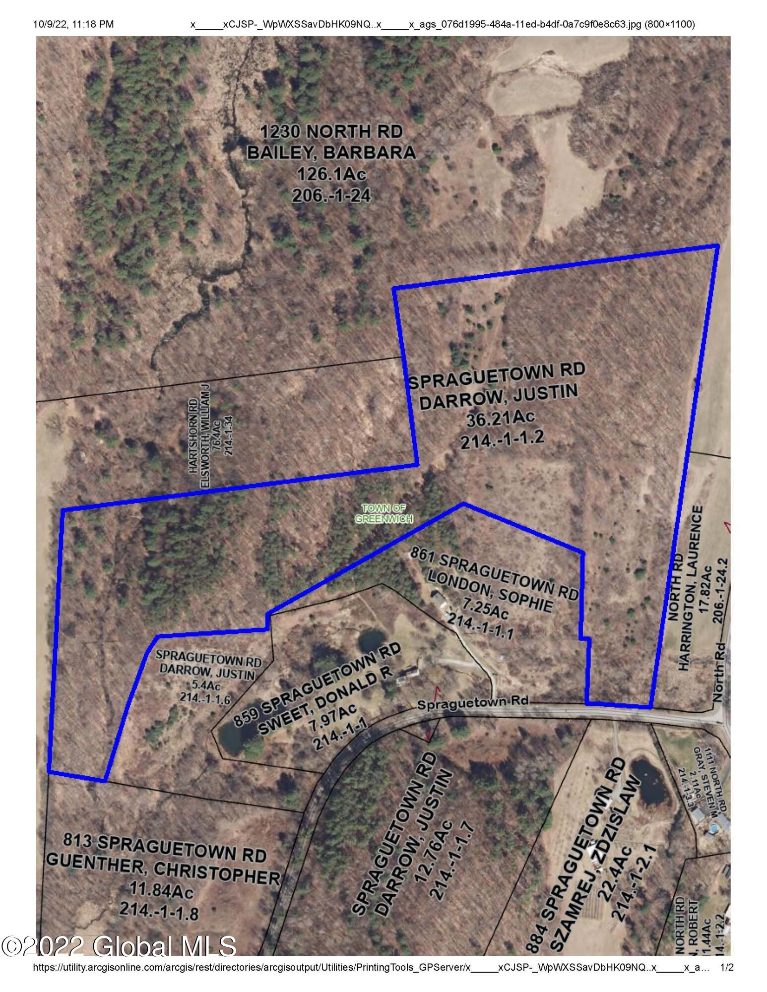 0 Spraguetown Road Greenwich, NY 12834 - Photo 6 of 12 aerial map