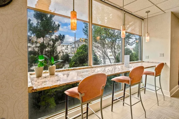 a outdoor view with a sitting space