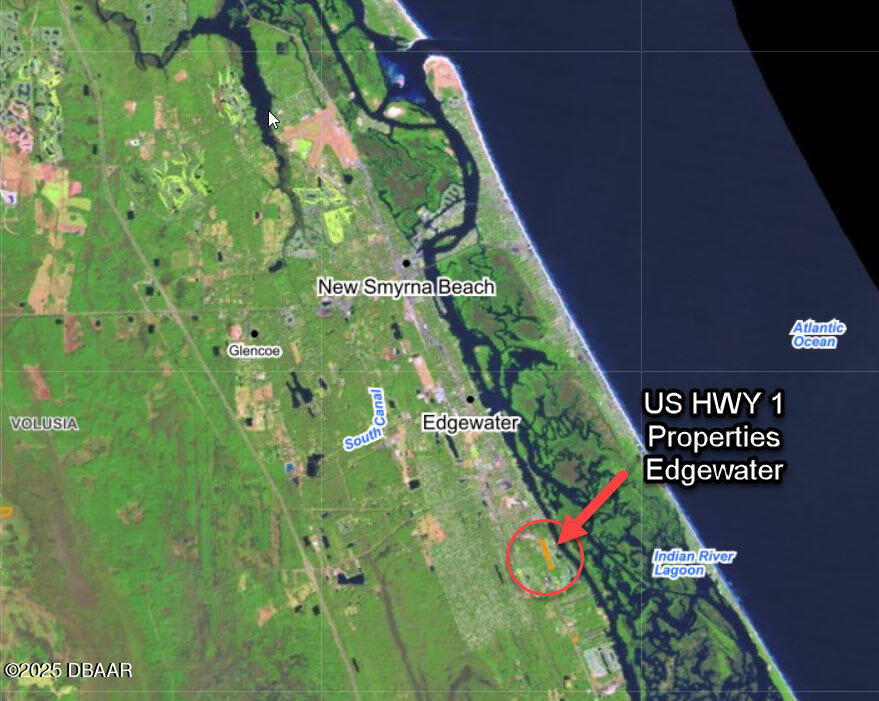 2751 South Ridgewood Avenue Edgewater, FL 32141 - Photo 11 of 13 High Aerial