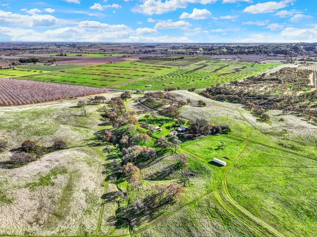 a view of an outdoor space and mountain view