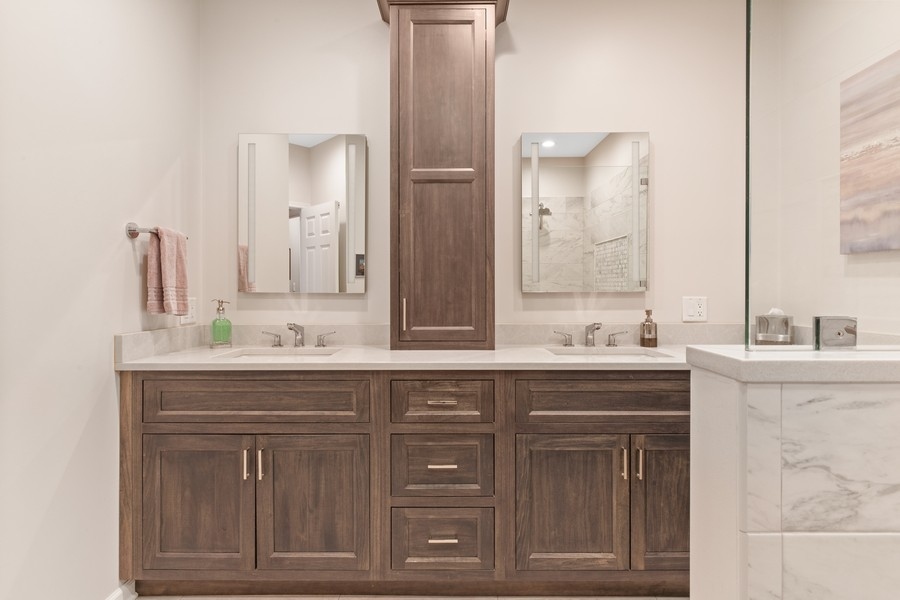 1722 Park Ridge Point Park Ridge, IL 60068 - Photo 12 of 25 a bathroom with a sink vanity and mirror