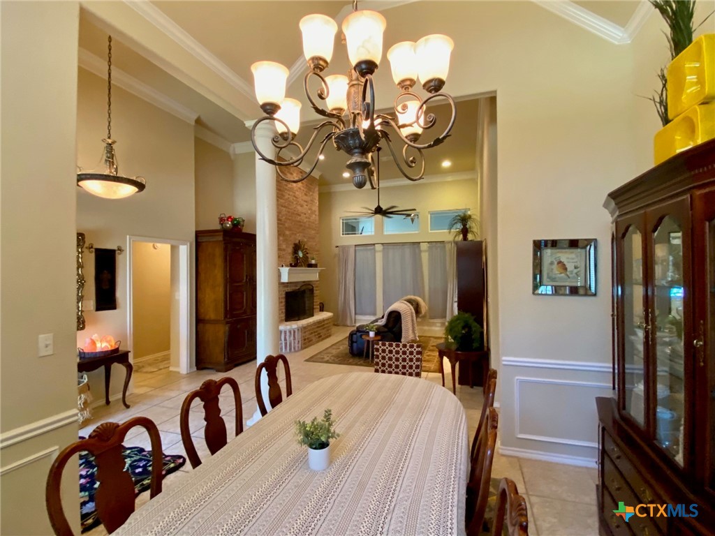 210 Ranchgate Trail McGregor, TX 76657 - Photo 10 of 33 View of living room from formal dining room