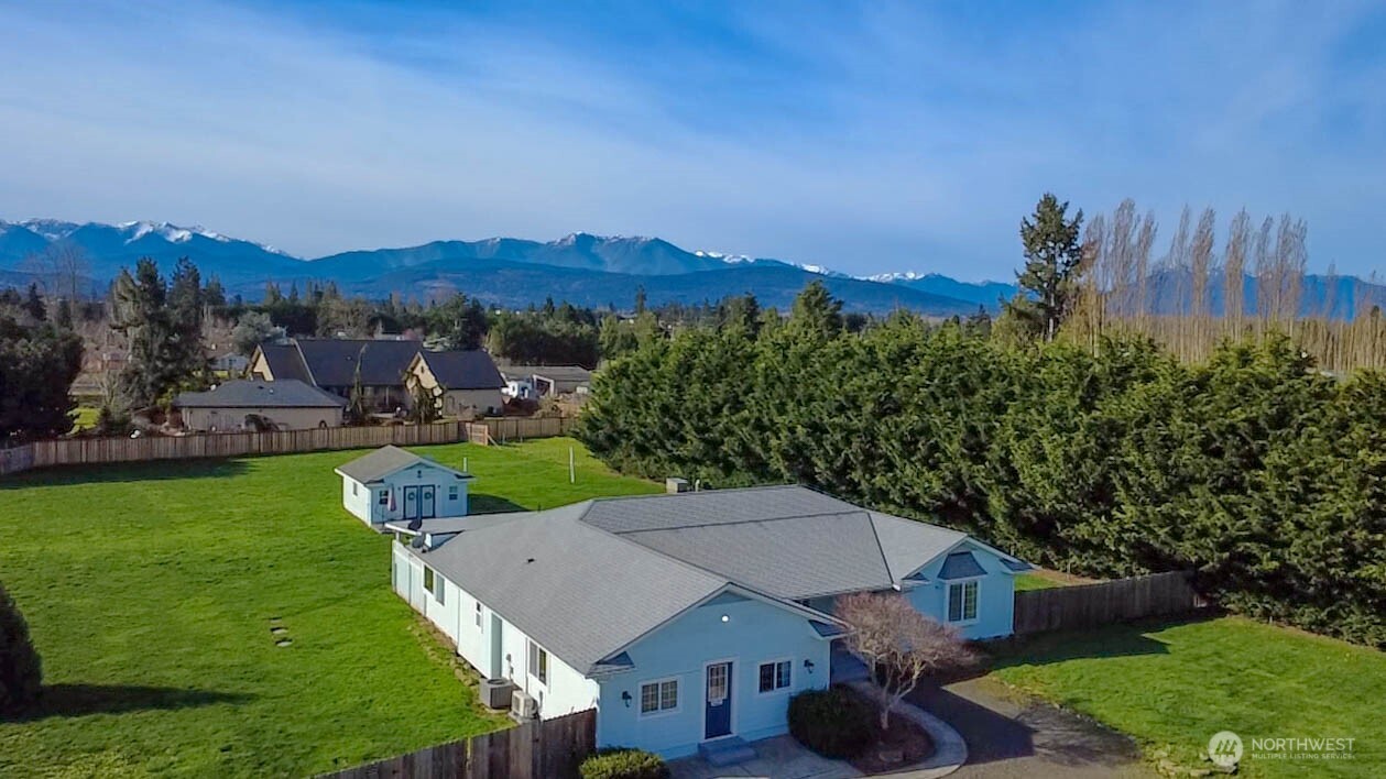 787 North Kendall Road Sequim, WA 98382 - Photo 2 of 40 a view of a back yard