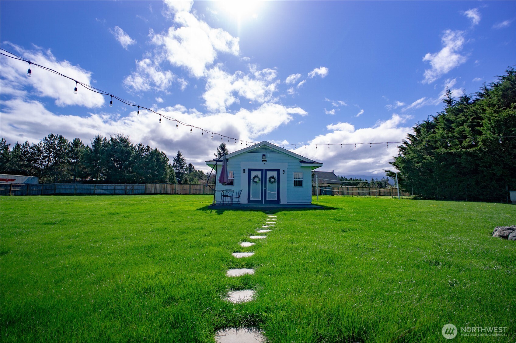 787 North Kendall Road Sequim, WA 98382 - Photo 28 of 40 a view of a house with a big yard