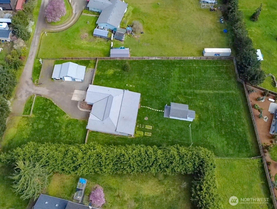 787 North Kendall Road Sequim, WA 98382 - Photo 40 of 40 an aerial view of a house