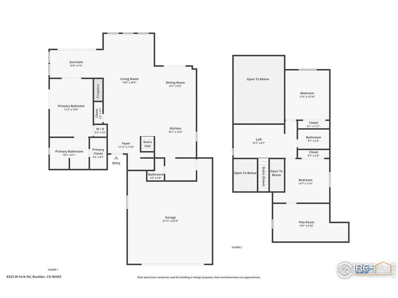 8323 West Fork Road Boulder, CO 80302 - Photo 36 of 36 a picture of floor plan