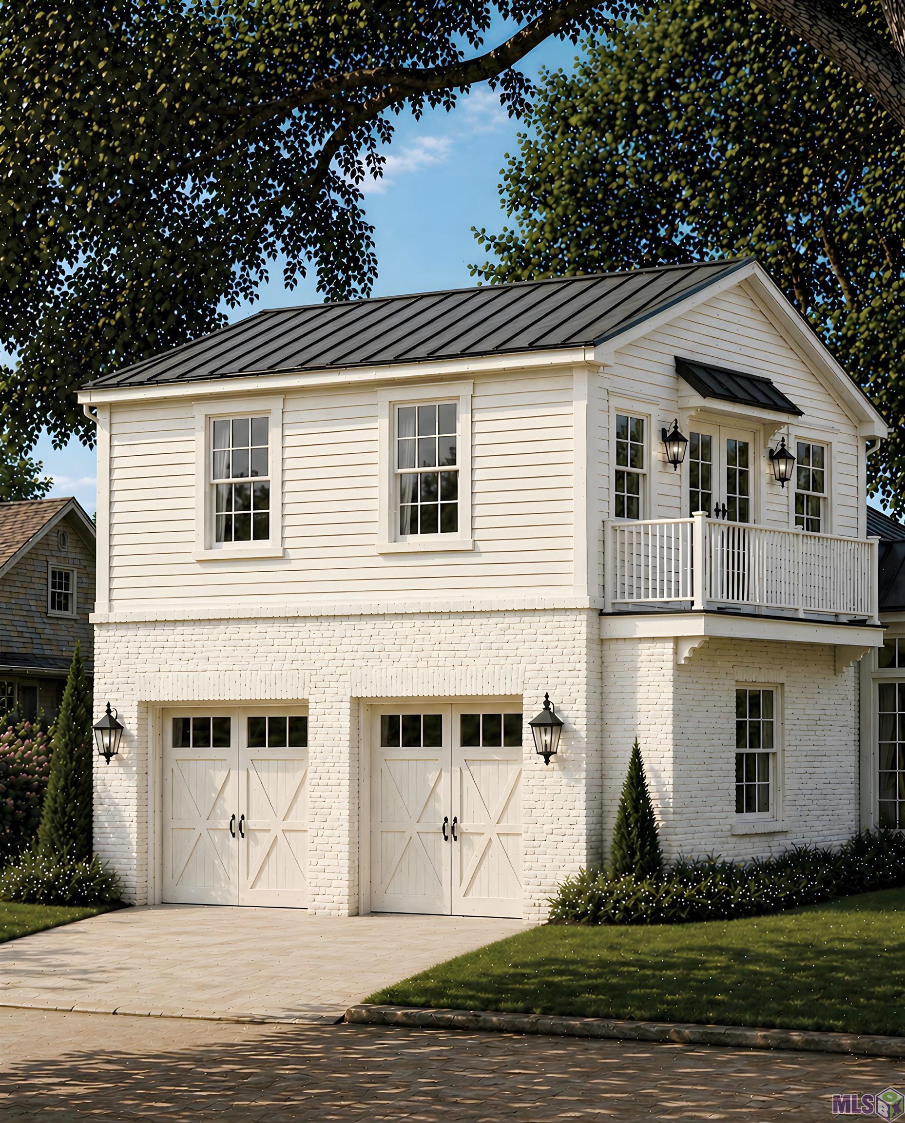 122 LSU Avenue Baton Rouge, LA 70808 - Photo 4 of 11 Conceptual rendering of driveway and garage access from Stanford Avenue